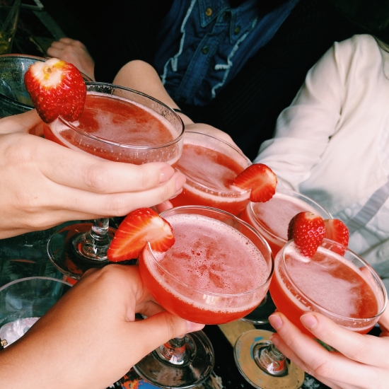 cocktail avec des amis