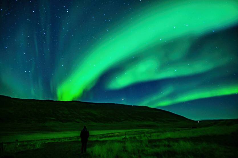 lumières magiques vertes
