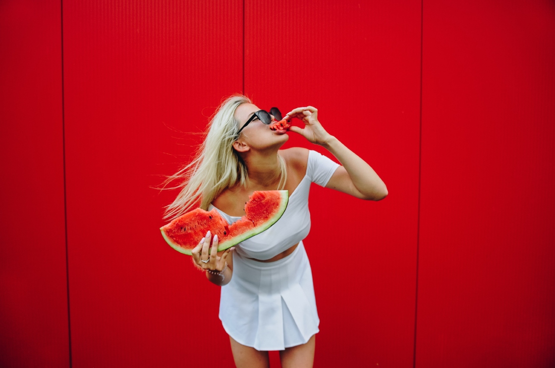 Image d'une belle blonde