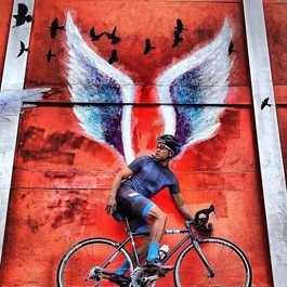 Un cycliste et sa bonne étoile