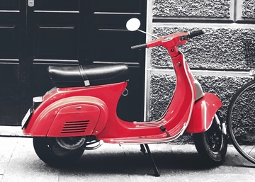 Vespa rouge